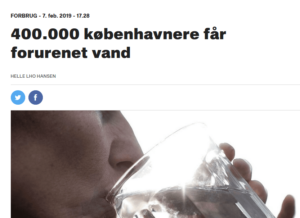 Forurenet drikkevand København