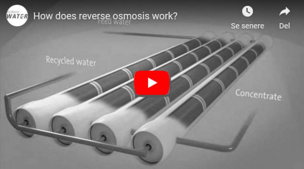 Reverse Osmosis Omvendt osmose